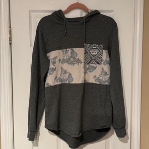 On The Byas men’s floral and geometric hoodie